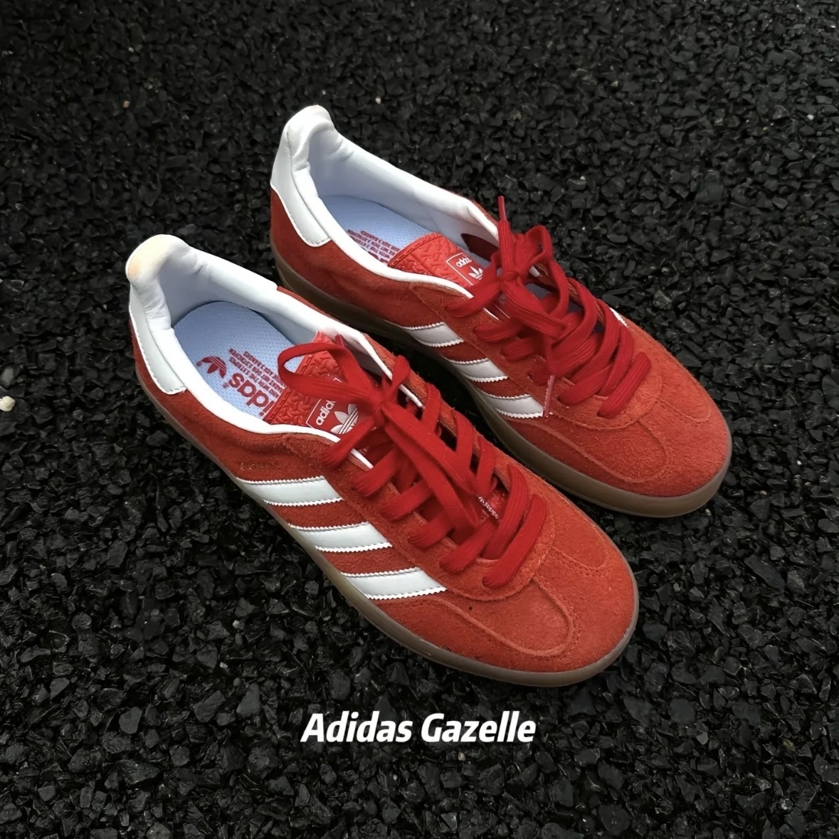 <現貨!!>Adidas Originals Gazelle 焦糖底 復古 紅白