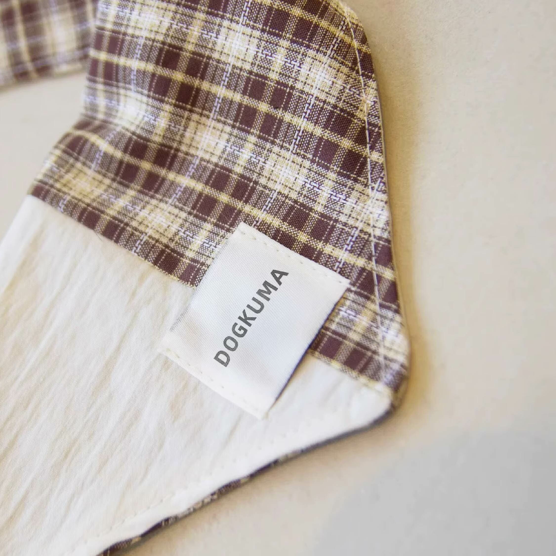 DOGKUMA - 格紋氣質領巾