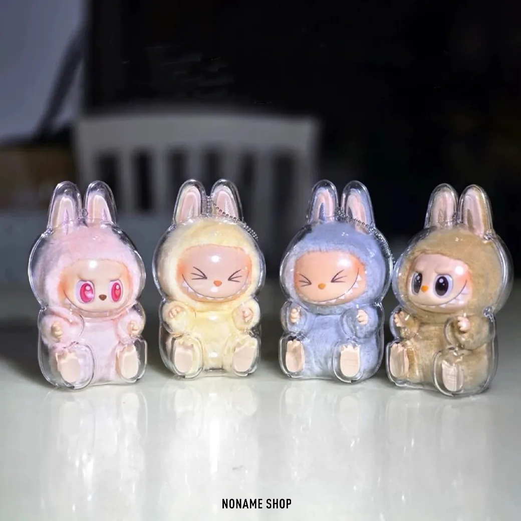 LABUBU 坐坐派對 壓克力 透明 保護殼 (不含娃娃)