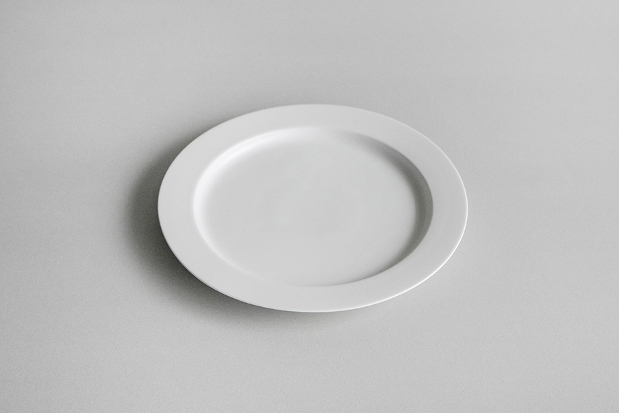 yumiko iihoshi porcelain - 一日盤 午後19cm/百合白