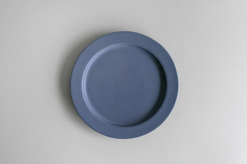 yumiko iihoshi porcelain - 一日盤 午後19cm/琉璃藍