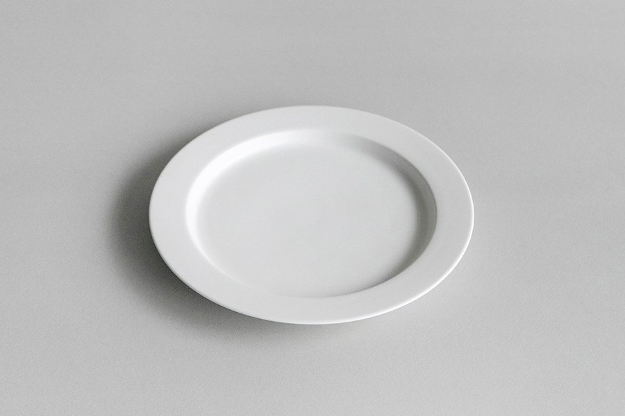 yumiko iihoshi porcelain - 一日盤 午後22cm/百合白