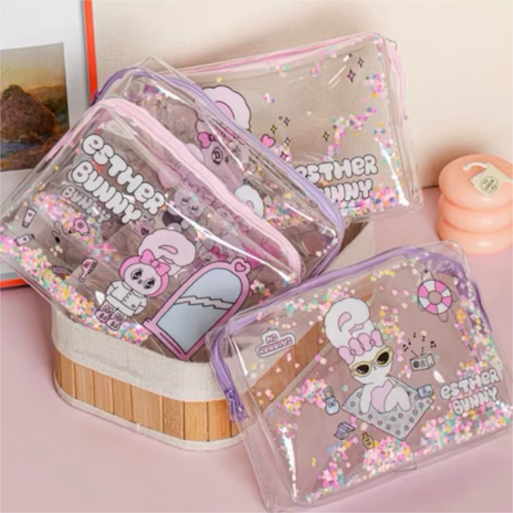 ESTHER BUNNY 艾絲樂小兔 流沙透明包 鏡子款