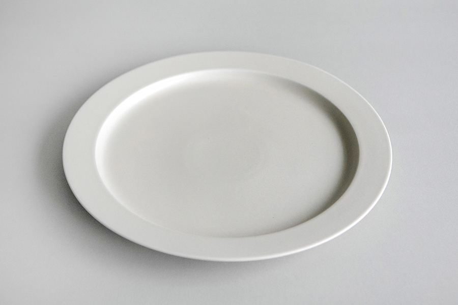 yumiko iihoshi porcelain - 一日盤 早晨28cm/象牙白