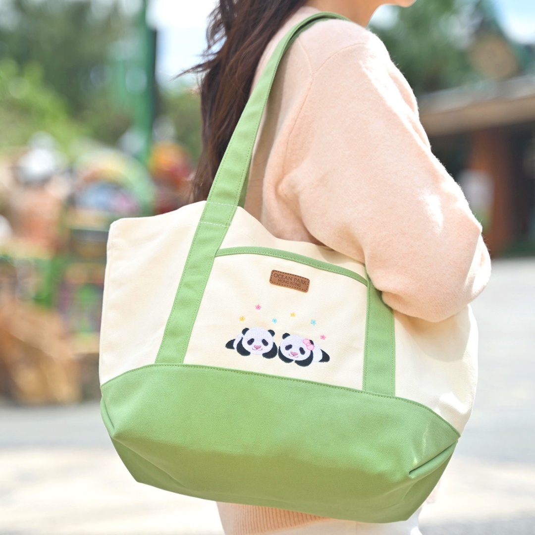 Panda Cubs Mixed Color Tote Bag