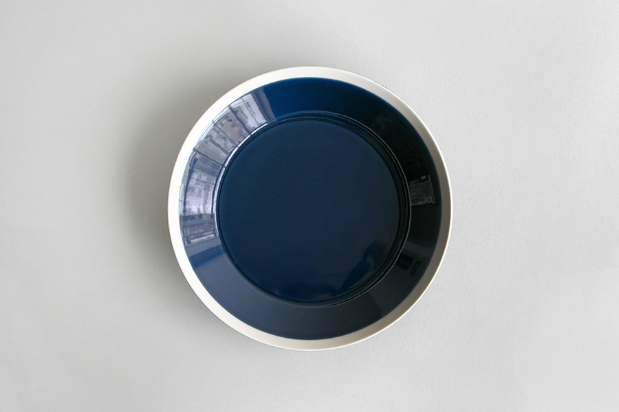 yumiko iihoshi porcelain - 木村硝子店聯名dishes系列 盤23cm 墨水藍