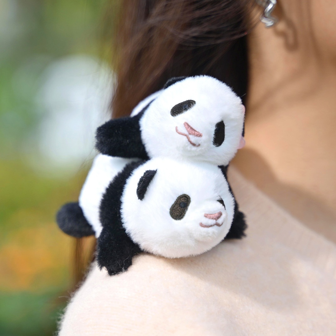 Panda Cubs Shoulder Plush