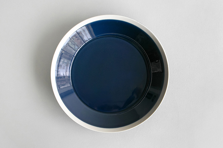 yumiko iihoshi porcelain - 木村硝子店聯名dishes系列 盤23cm 墨水藍