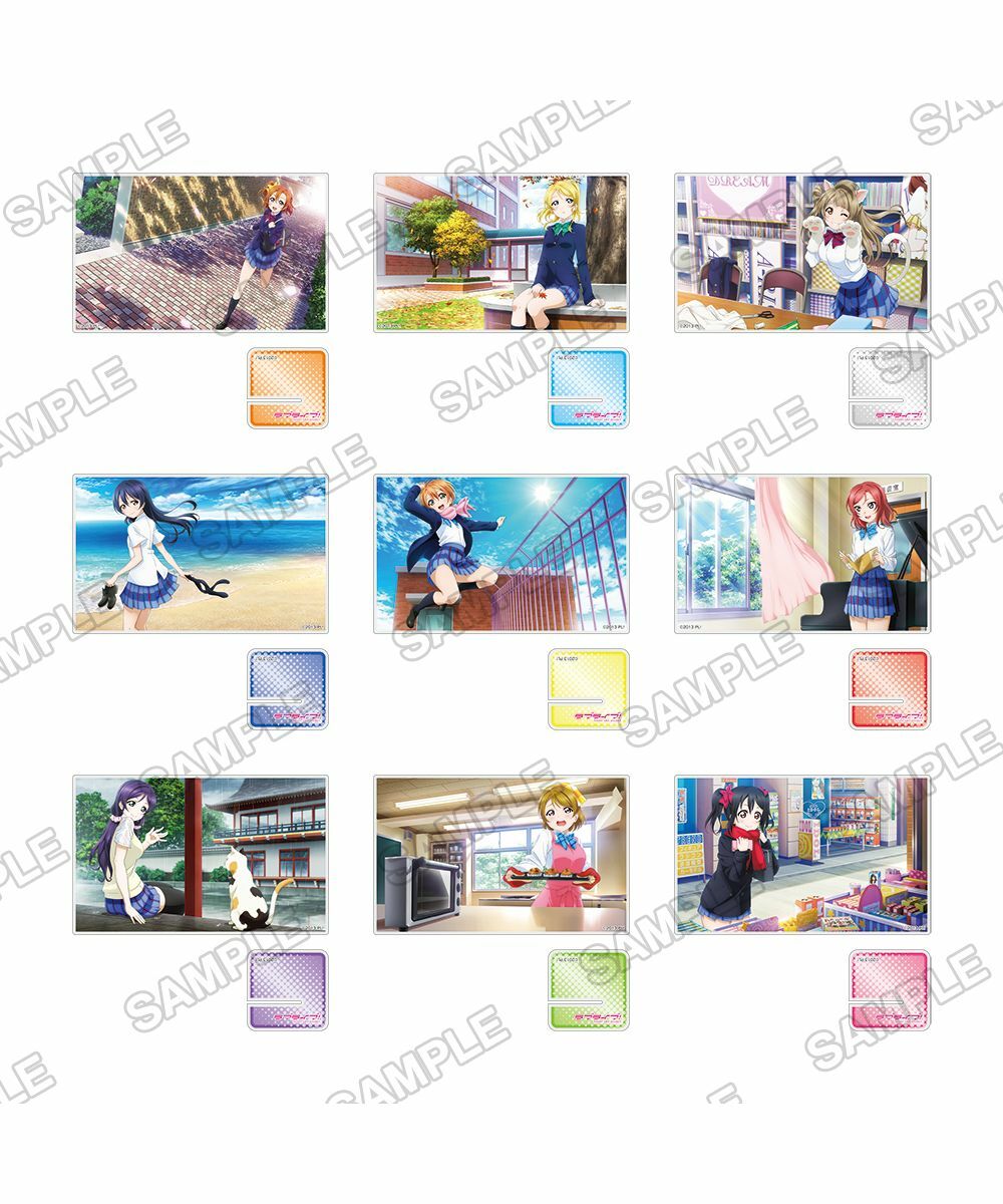 預購-『LoveLive！』集換式壓克力小卡立牌 PACK盲盒販售 隨機出貨【日本進口精品】