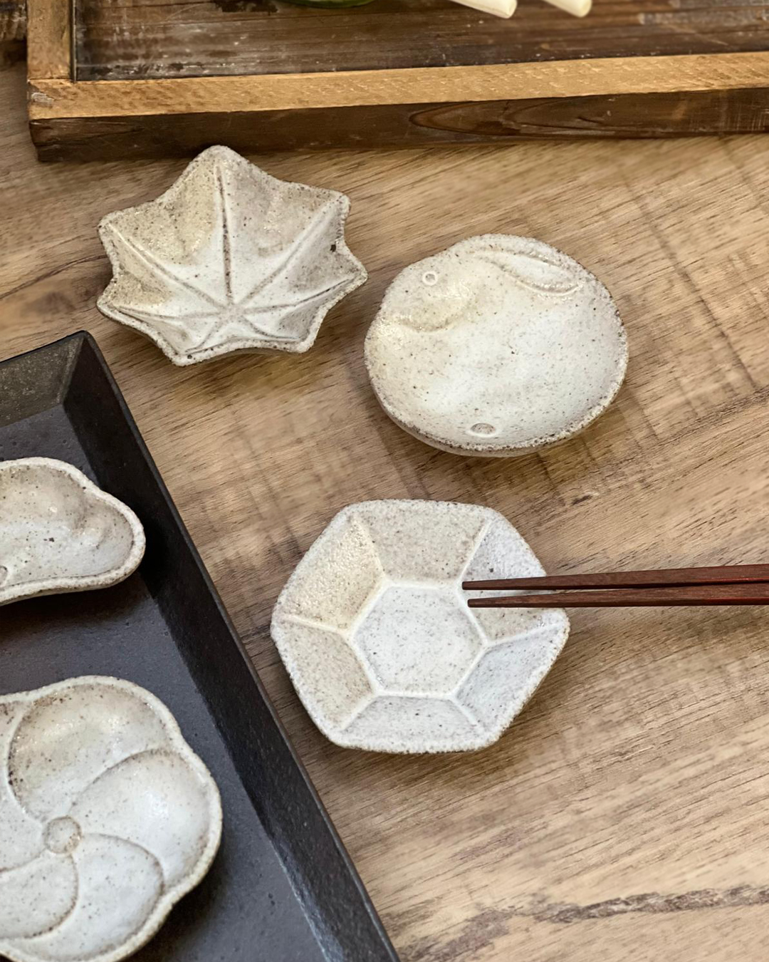 Teokoshi mamezara 手製醬油豆皿 龜｜studio m'