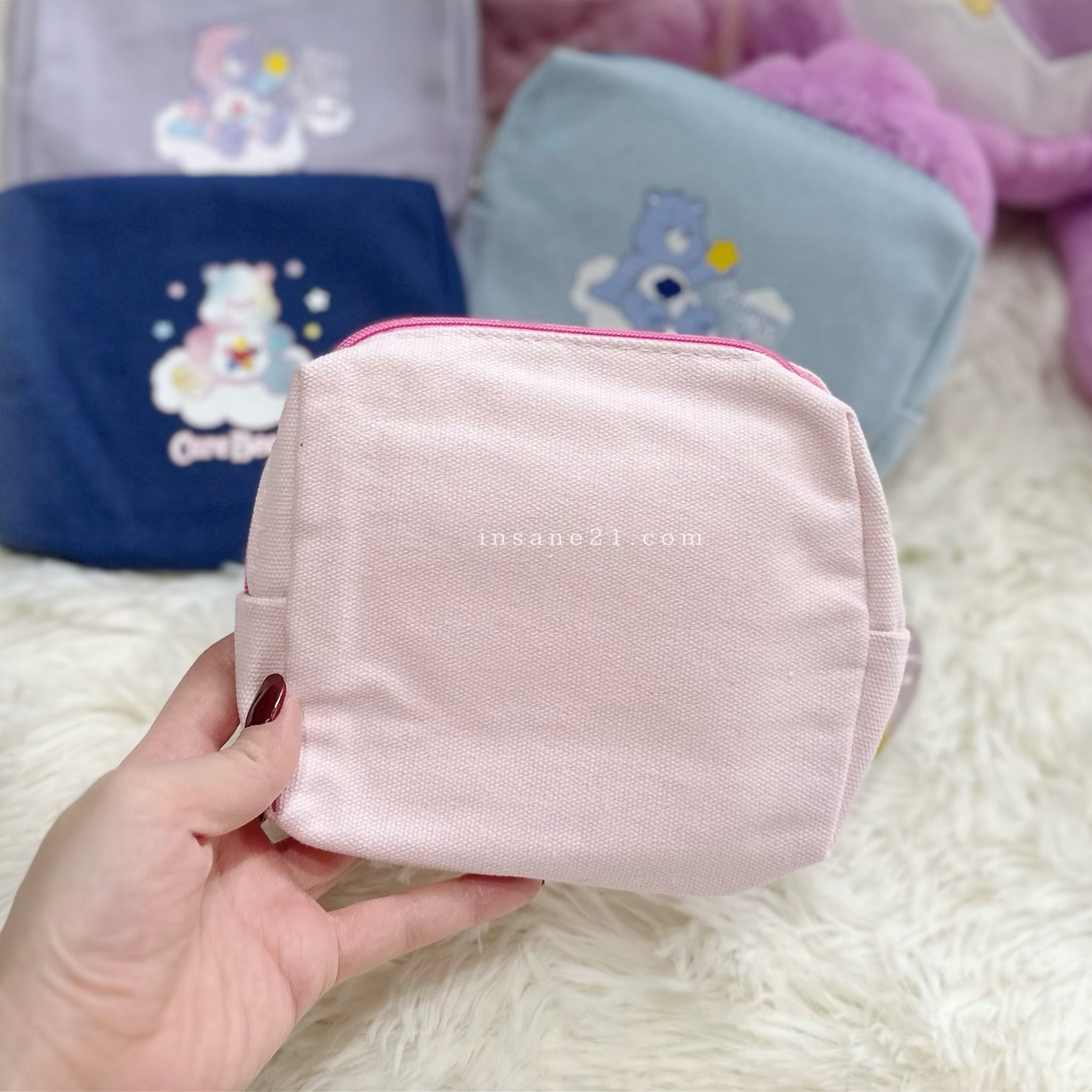 CARE BEARS 彩虹熊 中款 布織收納包