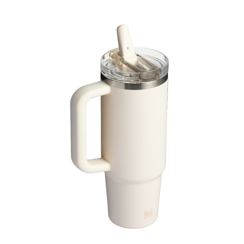 STANLEY 防漏吸管隨手杯 0.88L / 象牙白