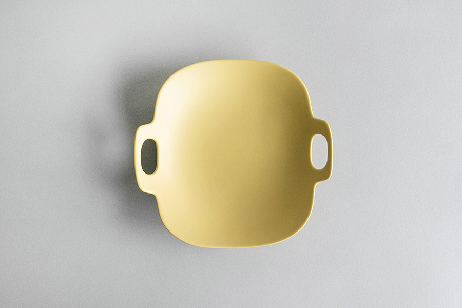 yumiko iihoshi porcelain - bon voyage系列盤M / 黃