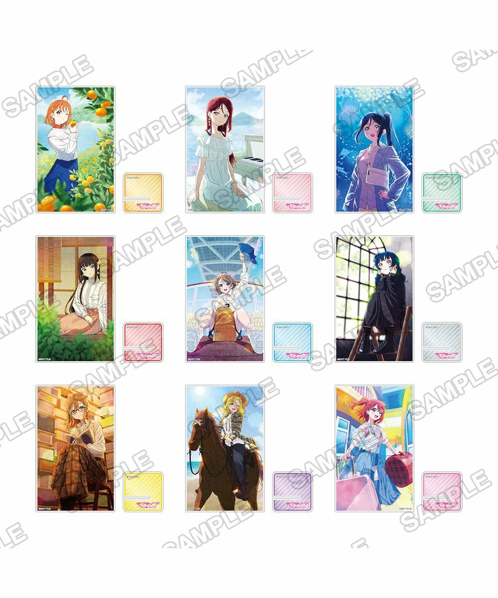 預購-『LoveLive！Sunshine!!』集換式壓克力小卡立牌 PACK盲盒販售 隨機出貨【日本進口精品】