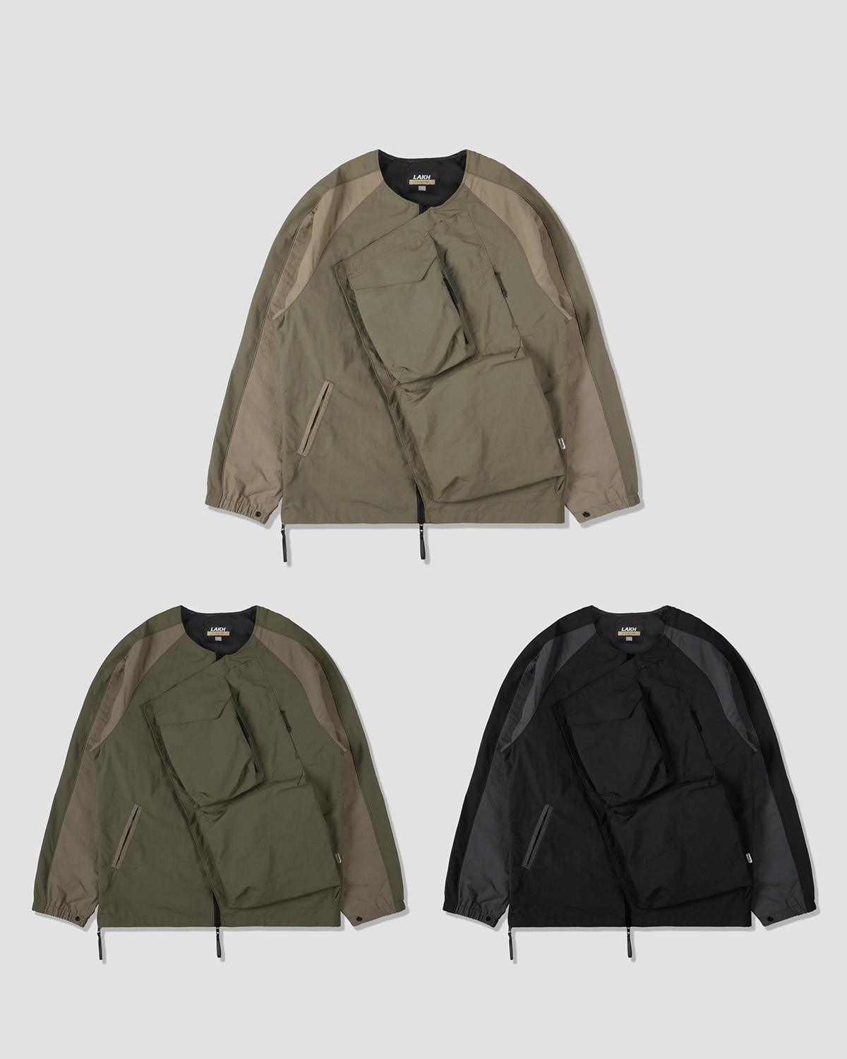 [現貨] LAKH FW24 Slanted Pockets Functional Jacket | (Black / Olive / Sand)
