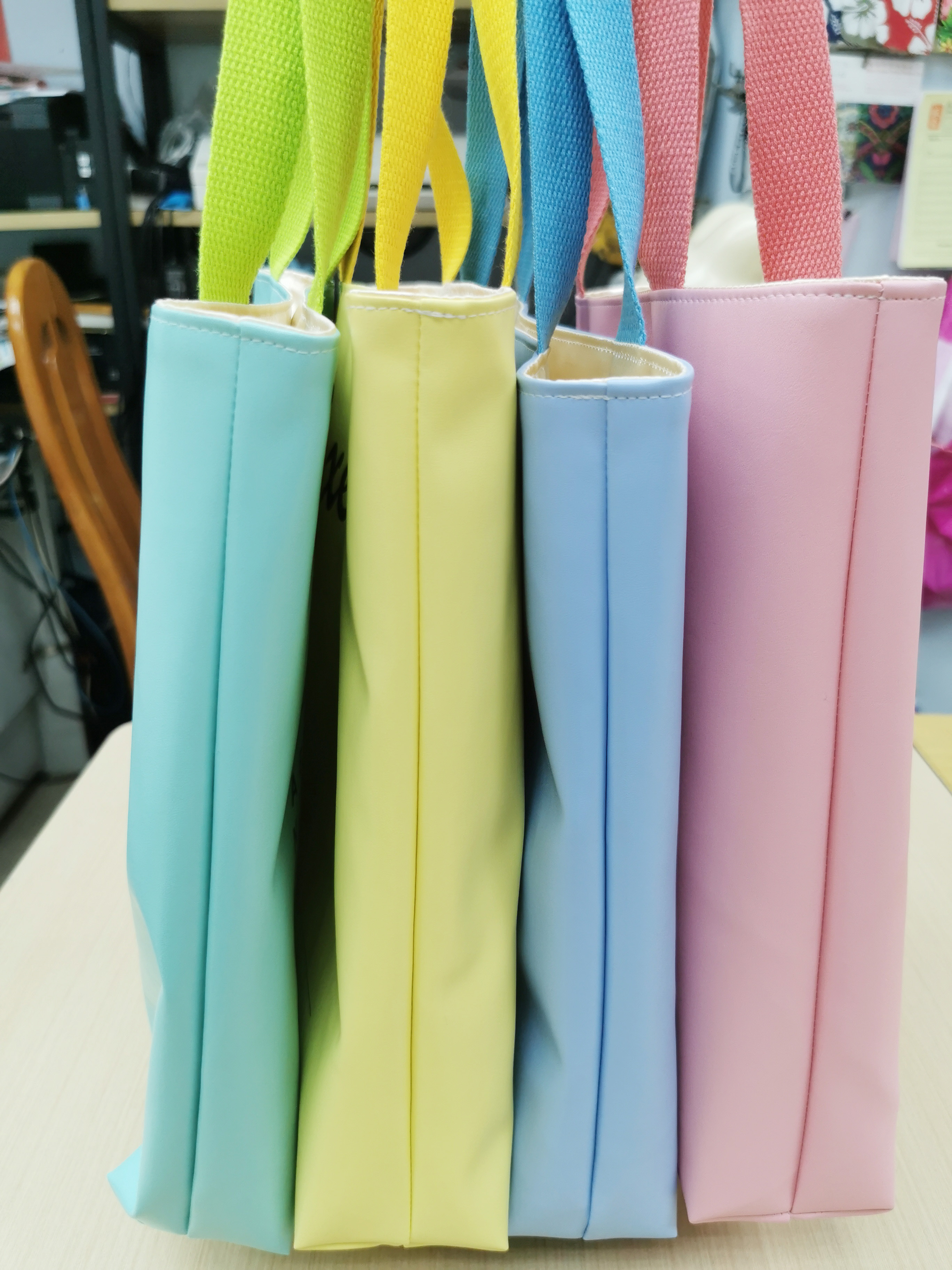 盛昌布創作 九因歌皮料袋