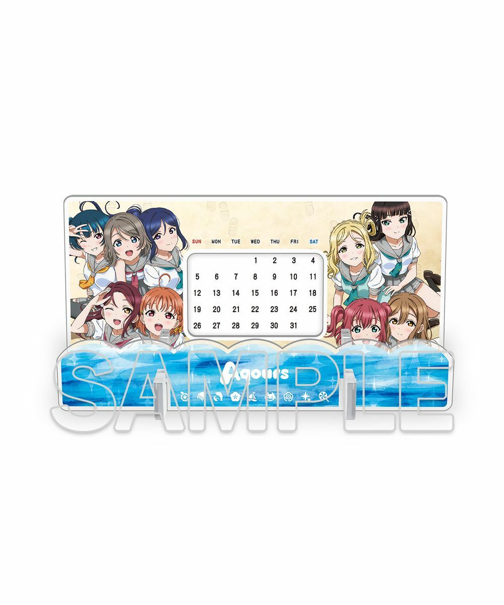 預購-『LoveLive！Sunshine!!』 壓克力萬年曆【日本進口精品】