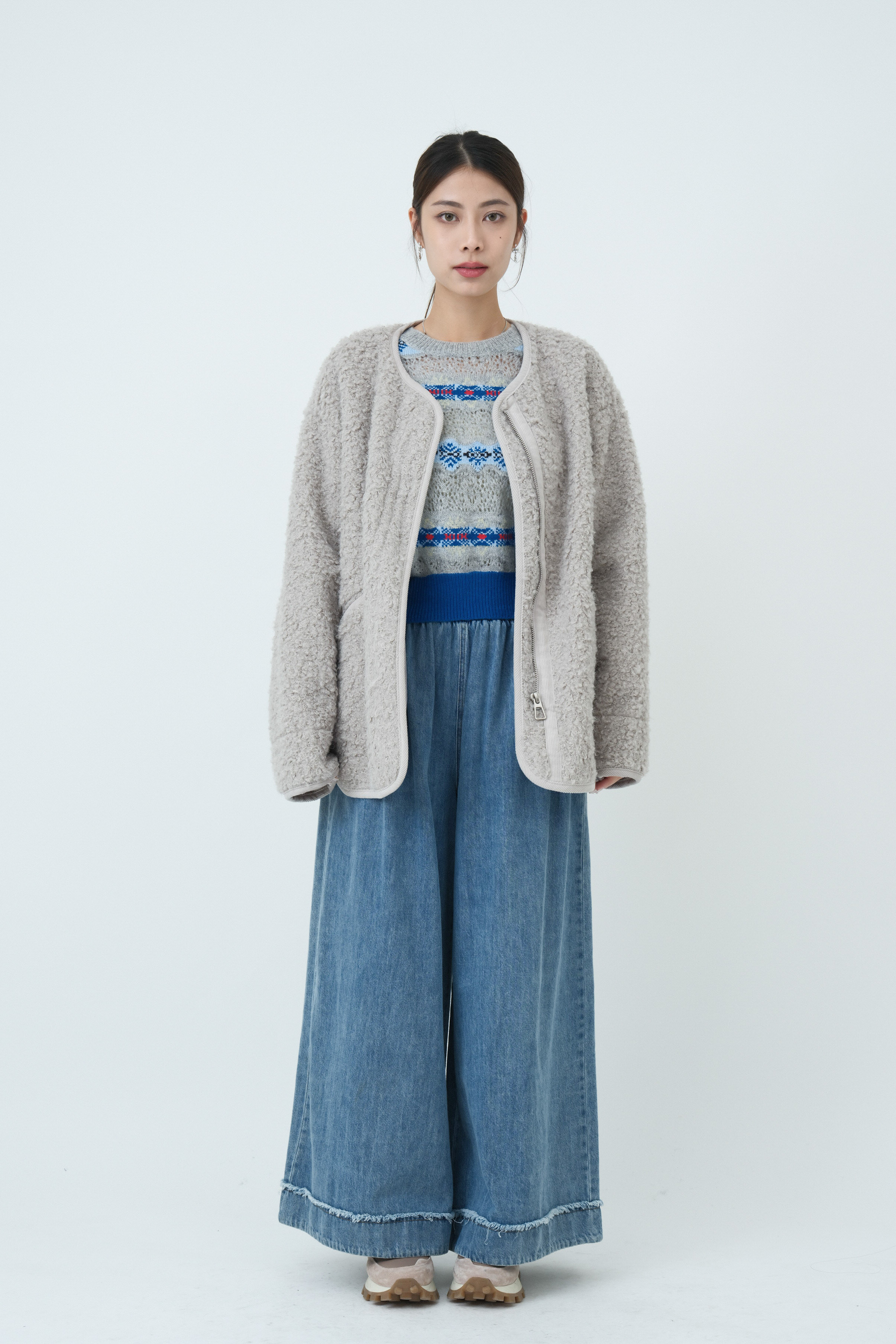 FW24_0250（外套＋上衣+牛仔褲）