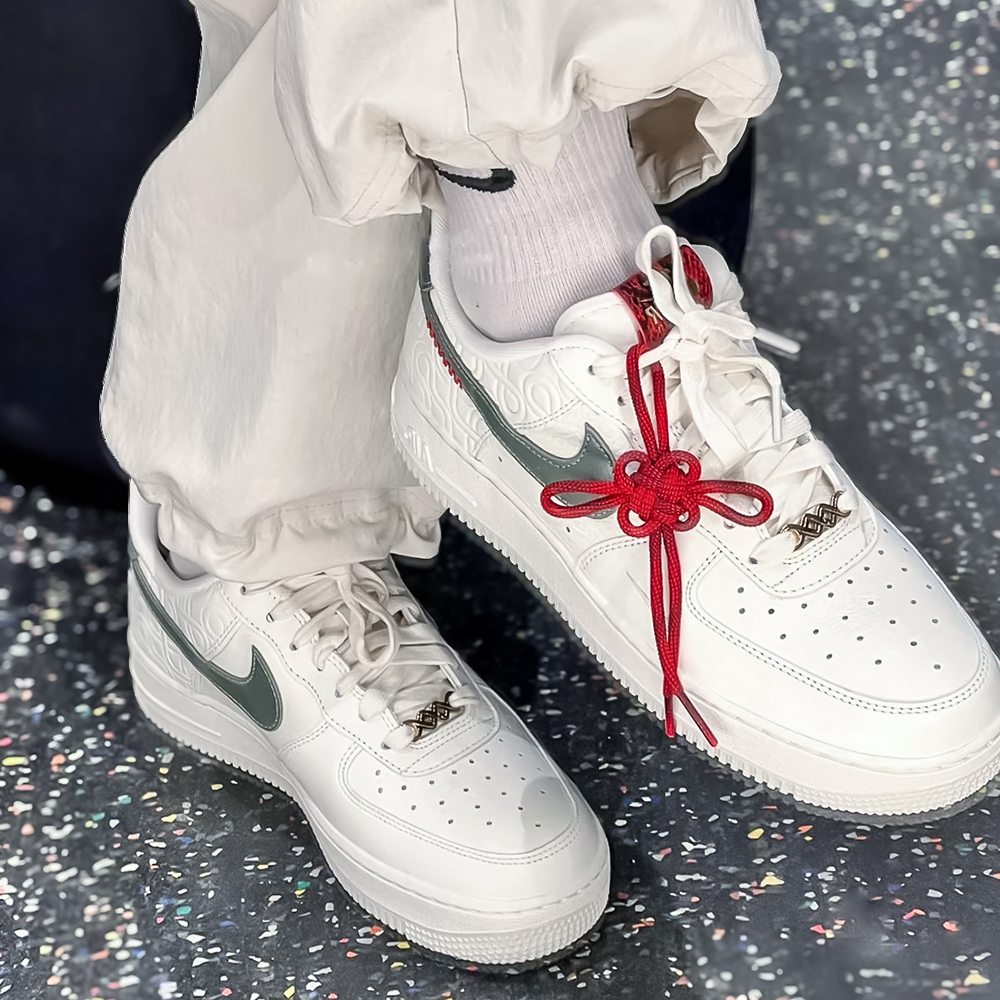 Nike Air Force 1 Low “Year of the Snake” AF1 蛇年限定 中國結 壓花 蛇紋 雙勾 刺繡小勾 復古休閒鞋 HV5979-130
