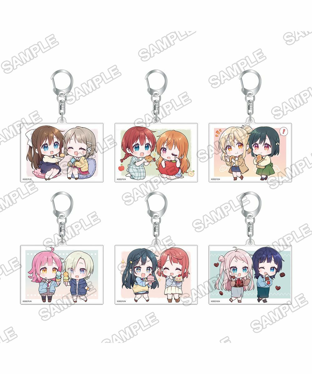預購-『LoveLive！虹咲學園學園偶像同好會』 虹咲會TeaTime集換式壓克力鑰匙圈  PACK盲盒販售 隨機出貨【日本進口精品】