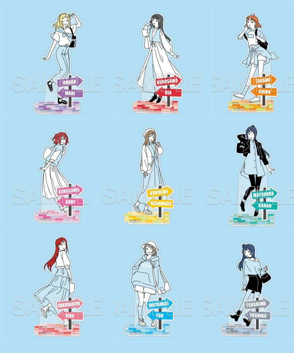 預購-『LoveLive！Sunshine!!』 穿上季節去散步。 壓克力人形立牌 系列 【日本進口精品】
