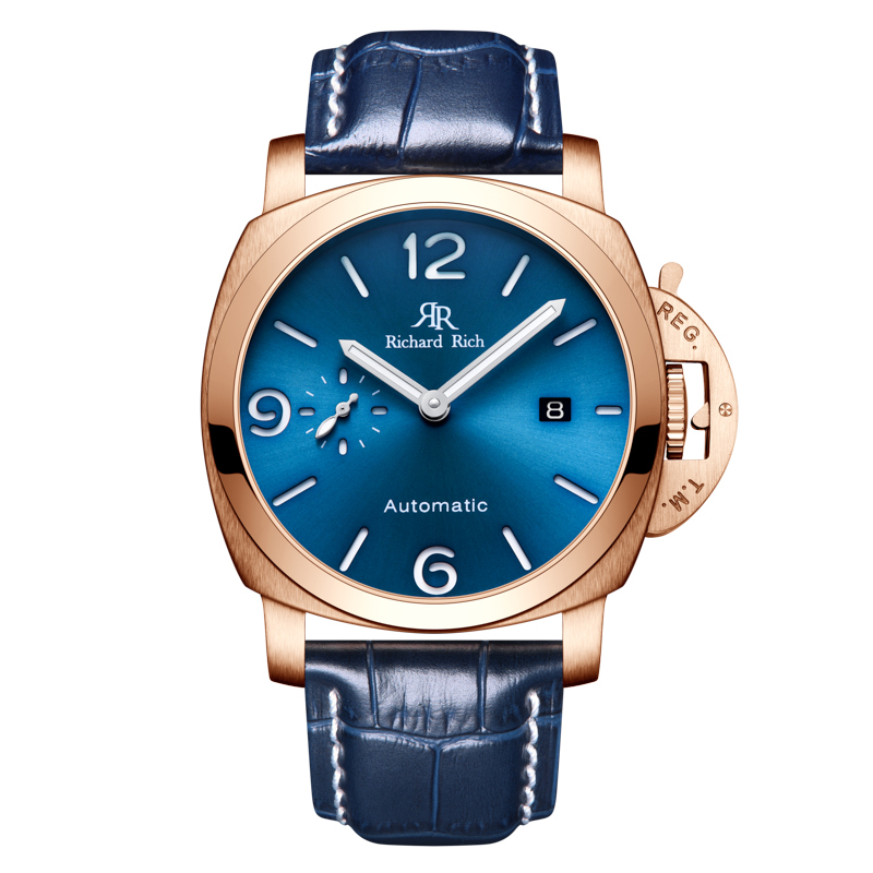 【Richard Rich】海洋探險者系列 RCR-20-L* 太陽紋 日內瓦紋 夜光 護橋 皮革 矽膠 鏤空 機械 手錶 -