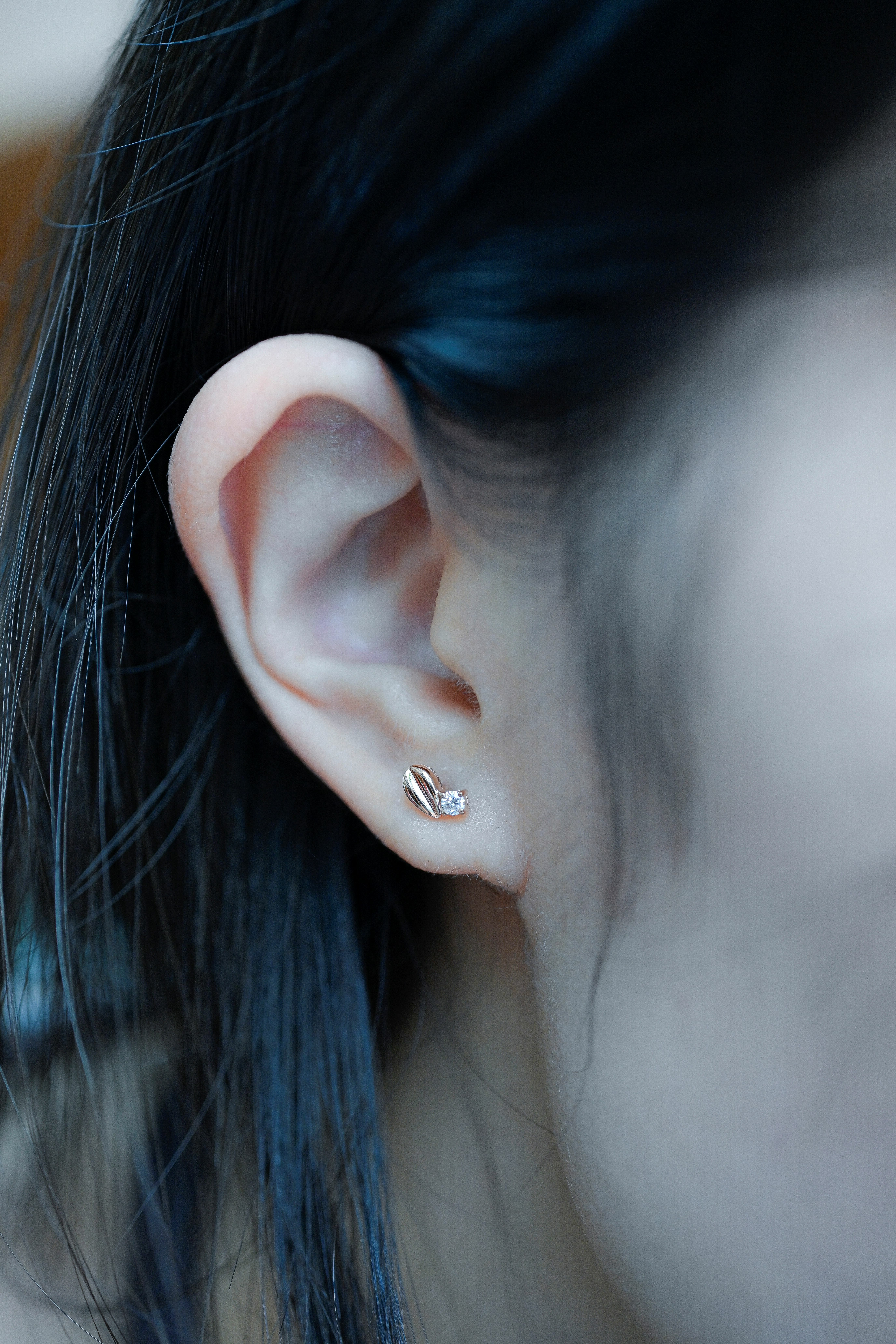 18K Arabica Diamond Earring