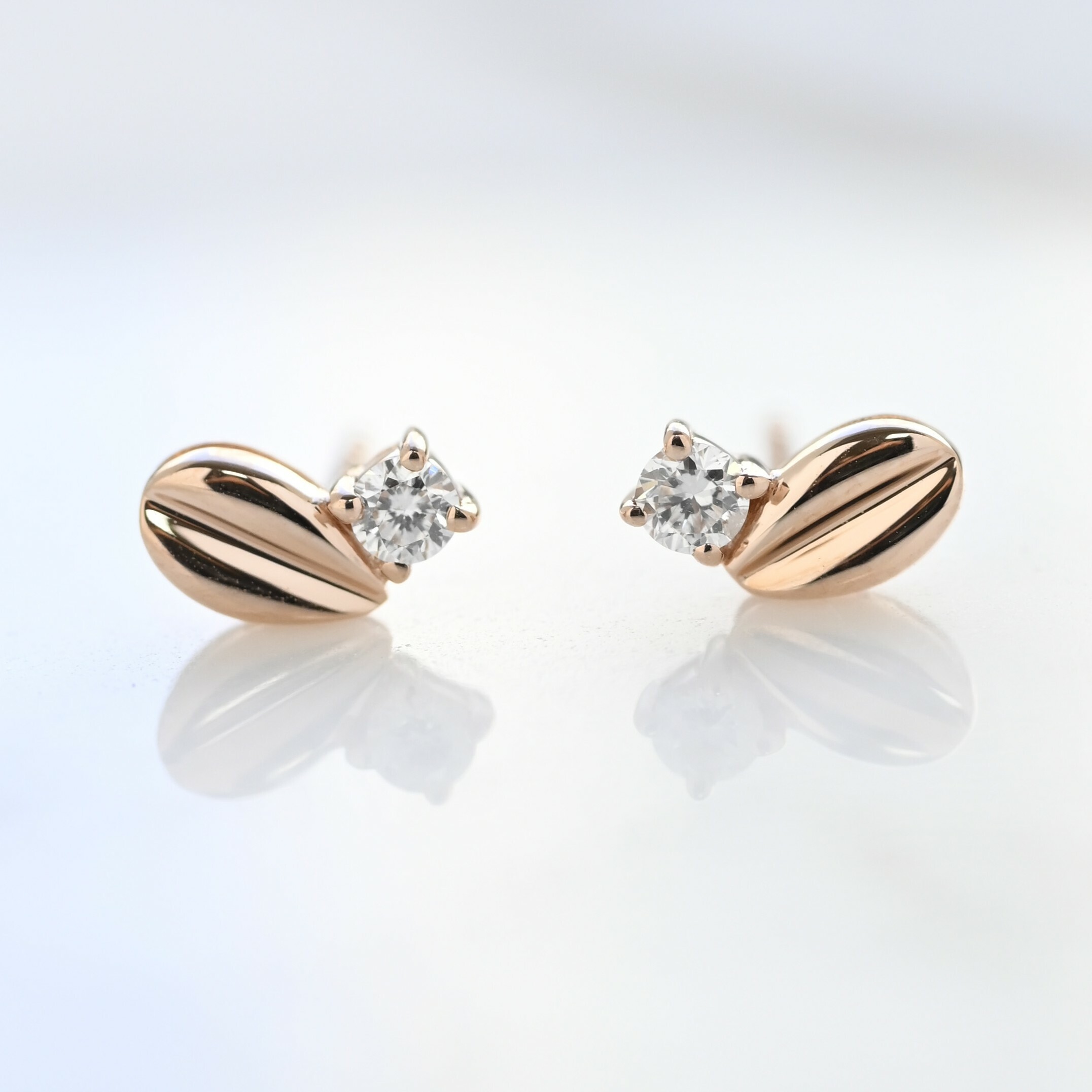 18K Arabica Diamond Earring