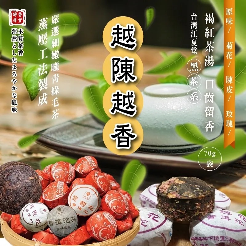 江夏堂普洱茶系列70g