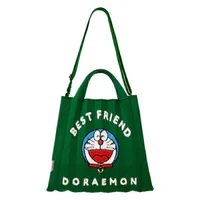 [S] PLEATS MAMA DORAEMON EDITION TWO WAY CROSSBODY,GREEN, PM11ZW-SB02-GR1-F (SPL105)