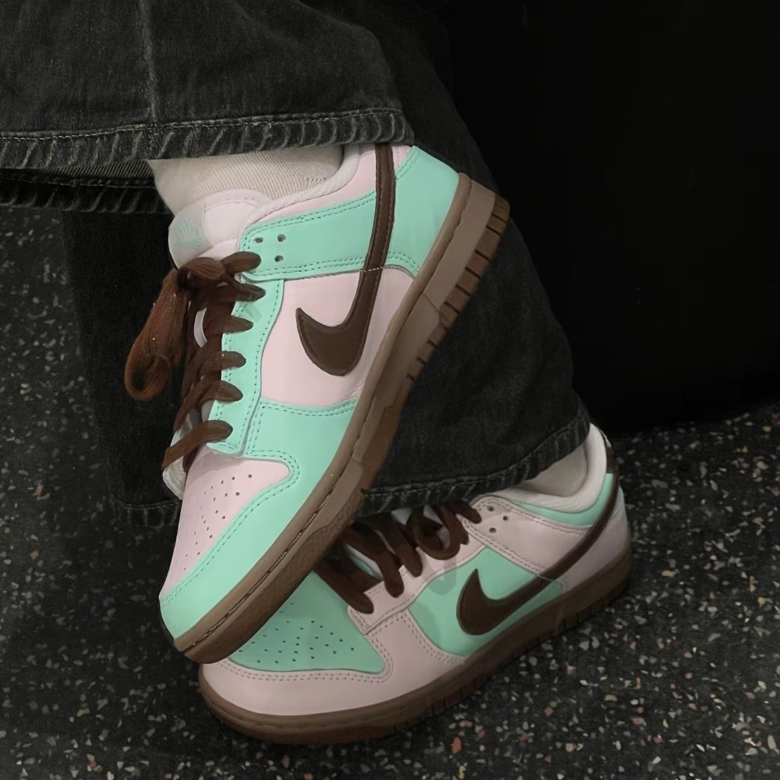 Nike Dunk Low Mint Chocolate WMN 薄荷草莓巧克力 拼接 女生復古休閒鞋 IH0821-679