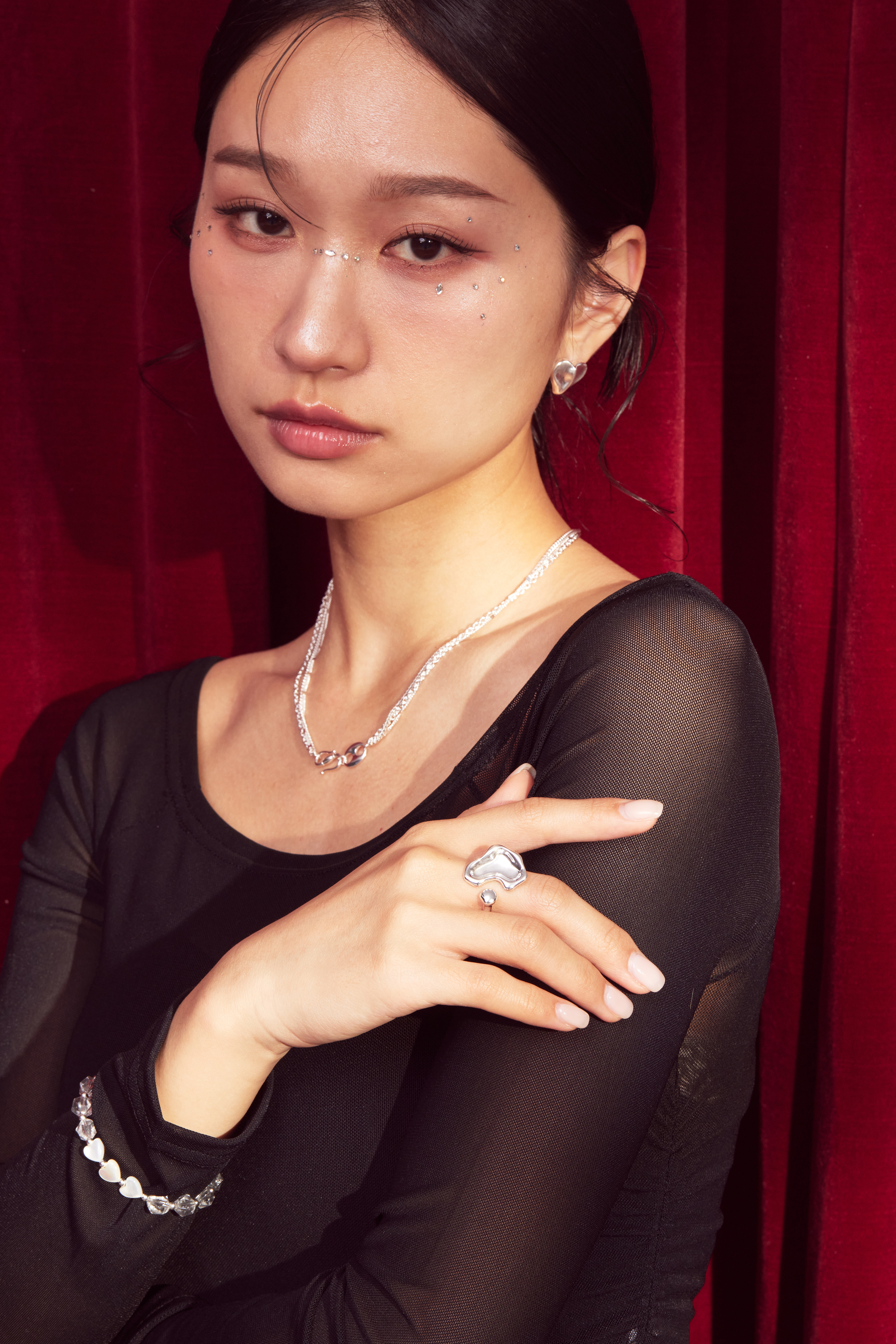 N868  |  純銀雙鍊項鍊