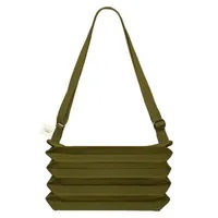 [S] PLEATS MAMA NEW SACOCHE BAG,KHAKI, PM23ZUCB010KHF [FINAL SALE] (SPL113)