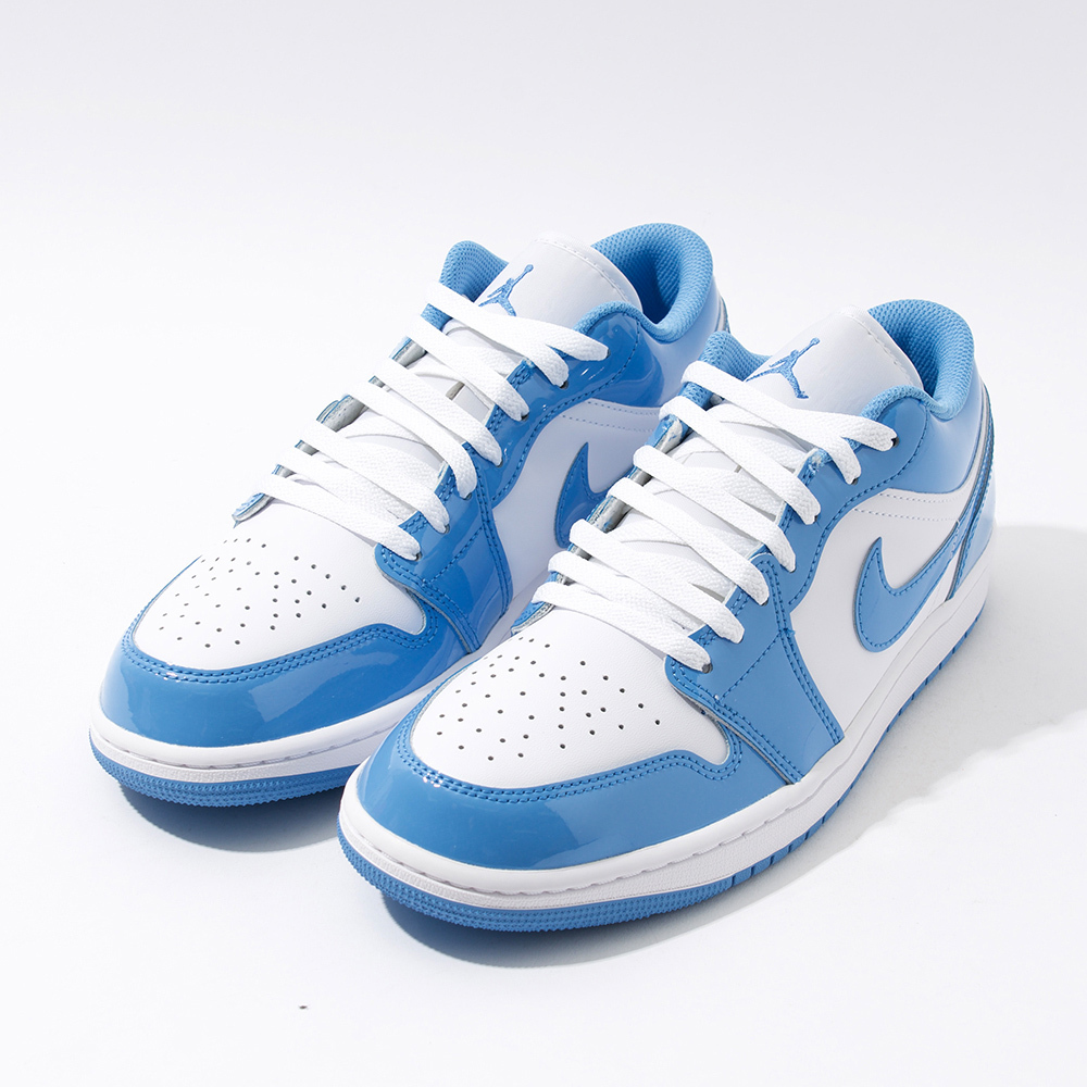 Nike Air Jordan 1 Low SE 男 北卡藍 漆皮 AJ1 喬丹 低筒 休閒鞋 FZ2138-114