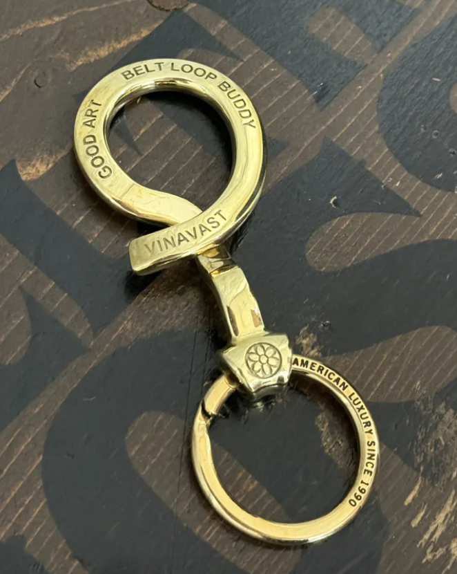 GA x Vinavast Brass belt loop buddy