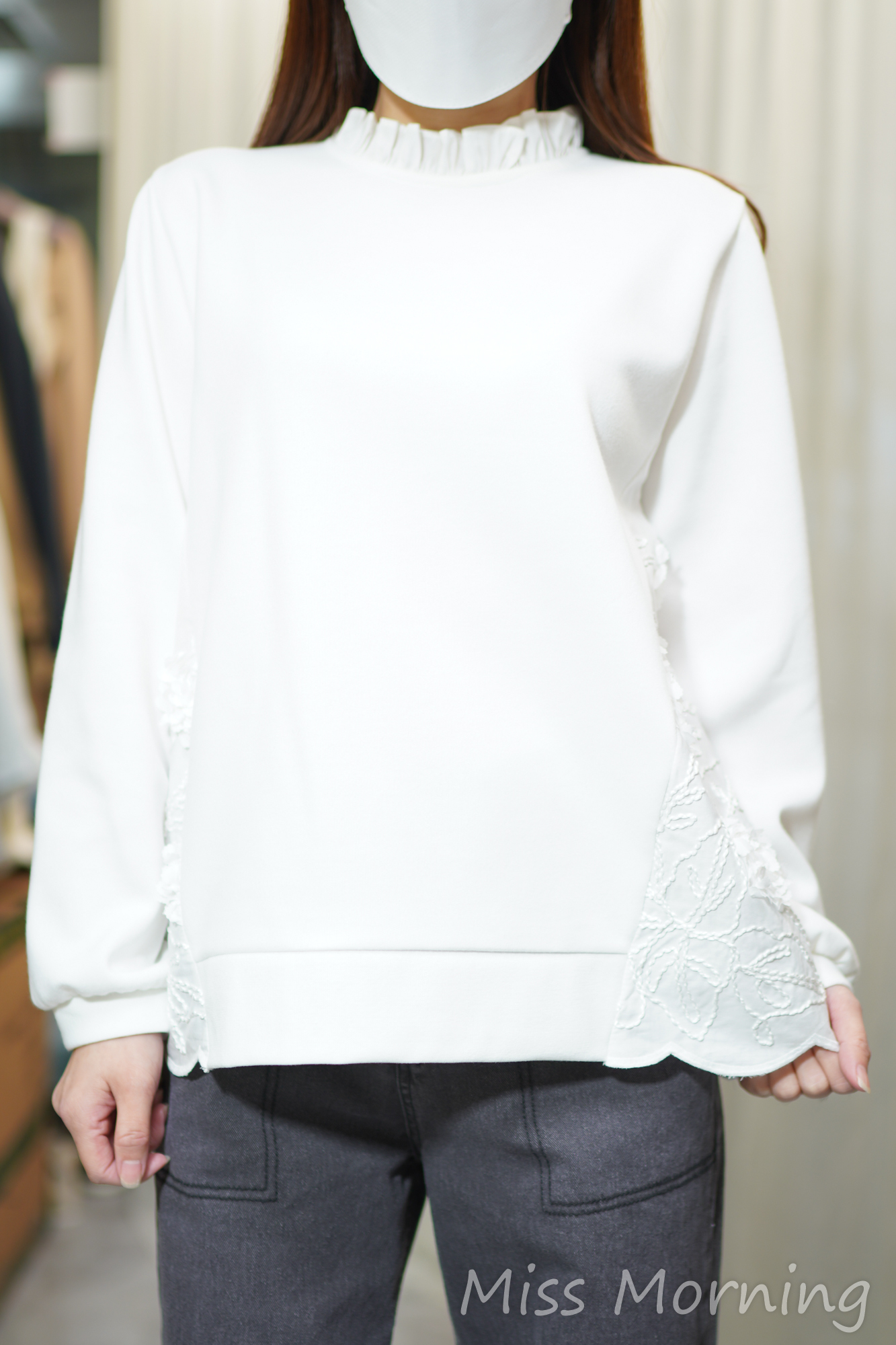 拼lace花大方得體上衣(14358)