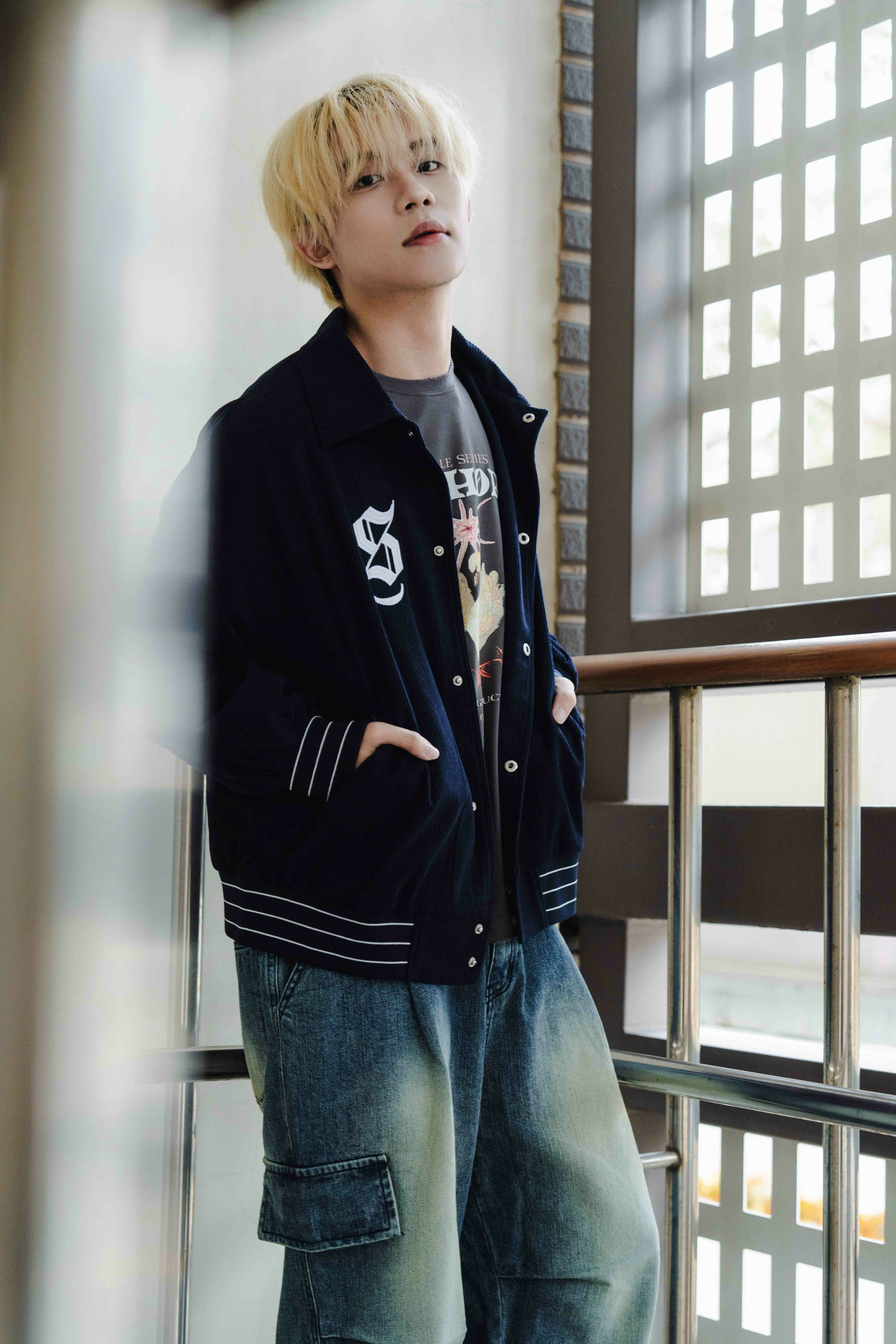 SIMON MADE OW-2325 美式 燈芯絨 棒球外套