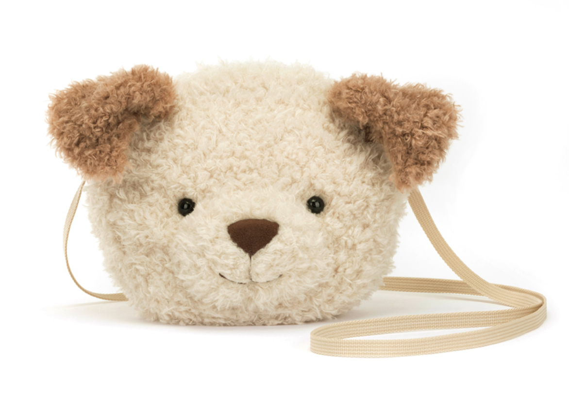 Jellycat Little Pup Bag 毛茸茸小狗斜背包