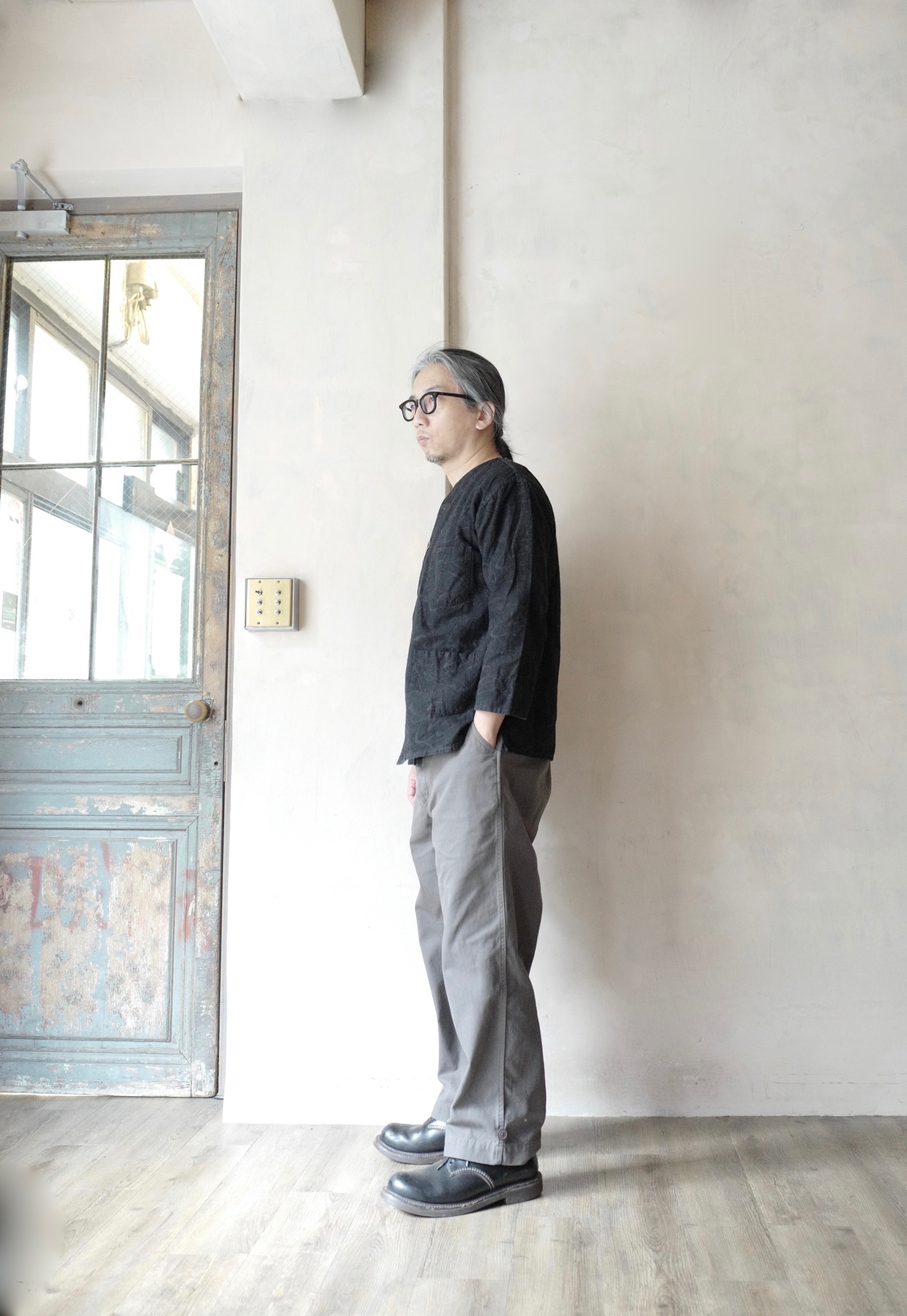 W&A HBT military style pants / 灰色 Grey