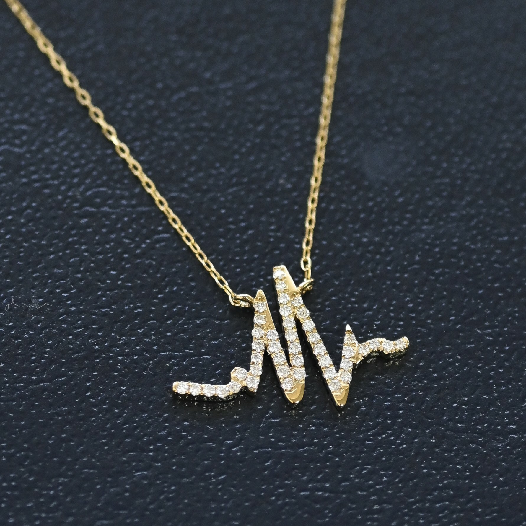 18K First Heartbeat Diamond Necklace