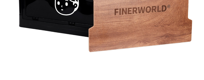 Finerworld 戶外露營木質蓋儲物箱