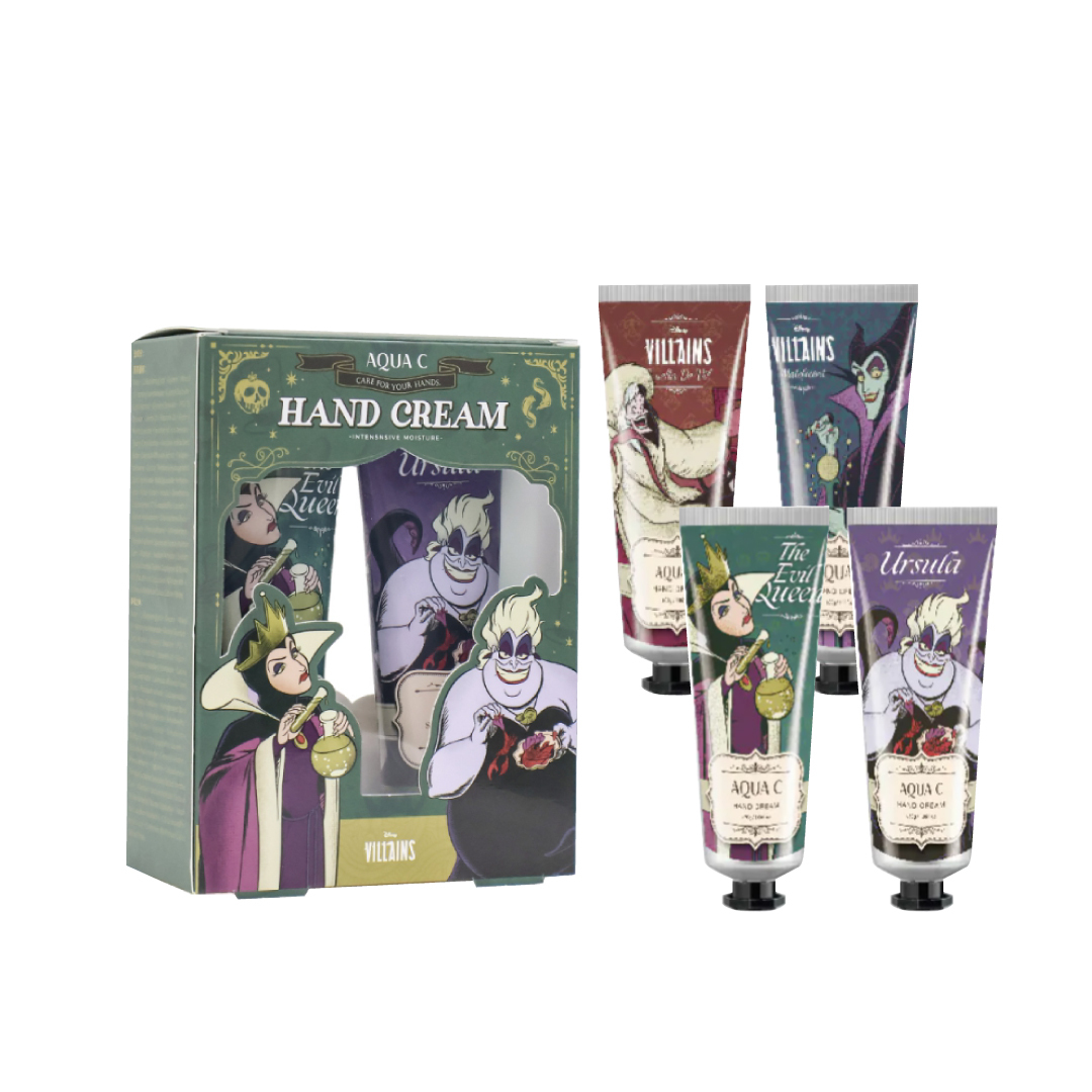 AQUA C.花漾皙 迪士尼反派皇后 滋漾護手霜(2入組)