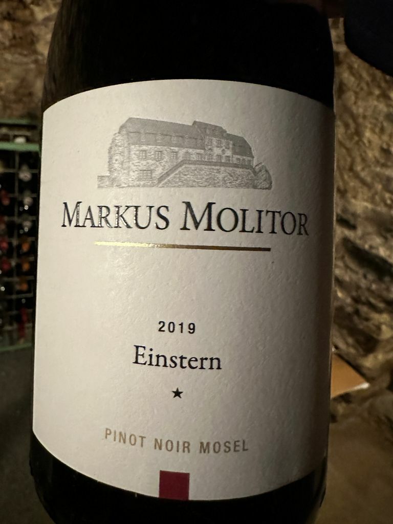 Markus Molitor Einstern* Pinot Noir Qba Dry 2019 (RP92)