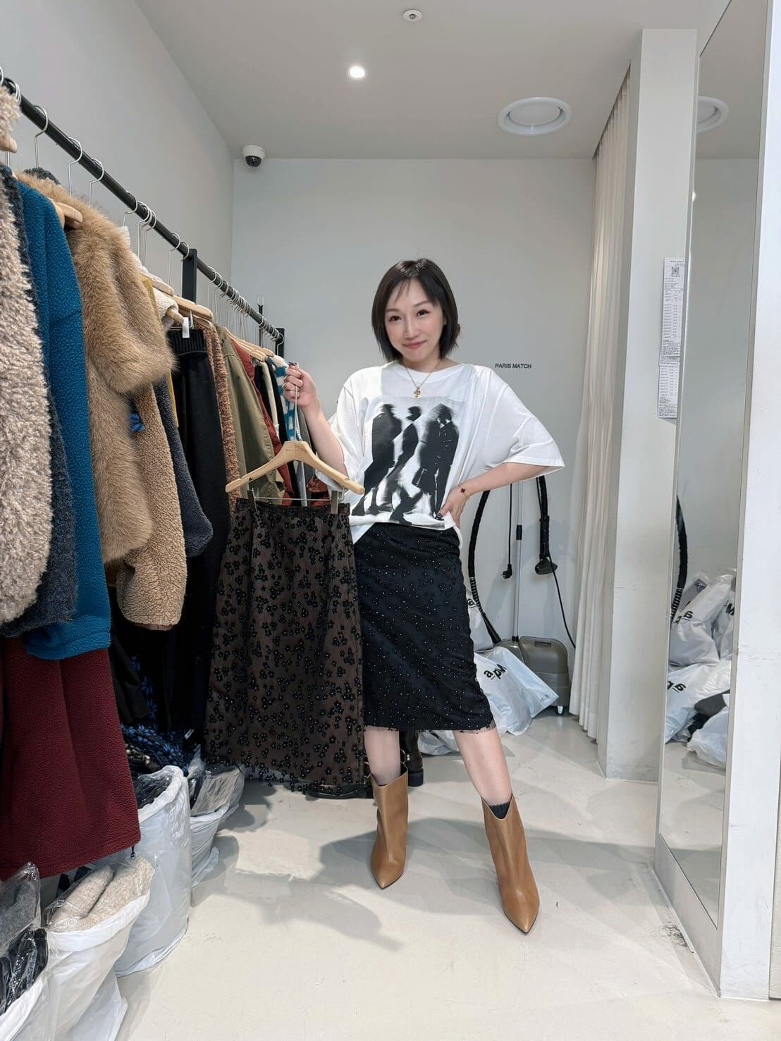 *最後現貨特價* PM3305 滿天星花花優雅半裙