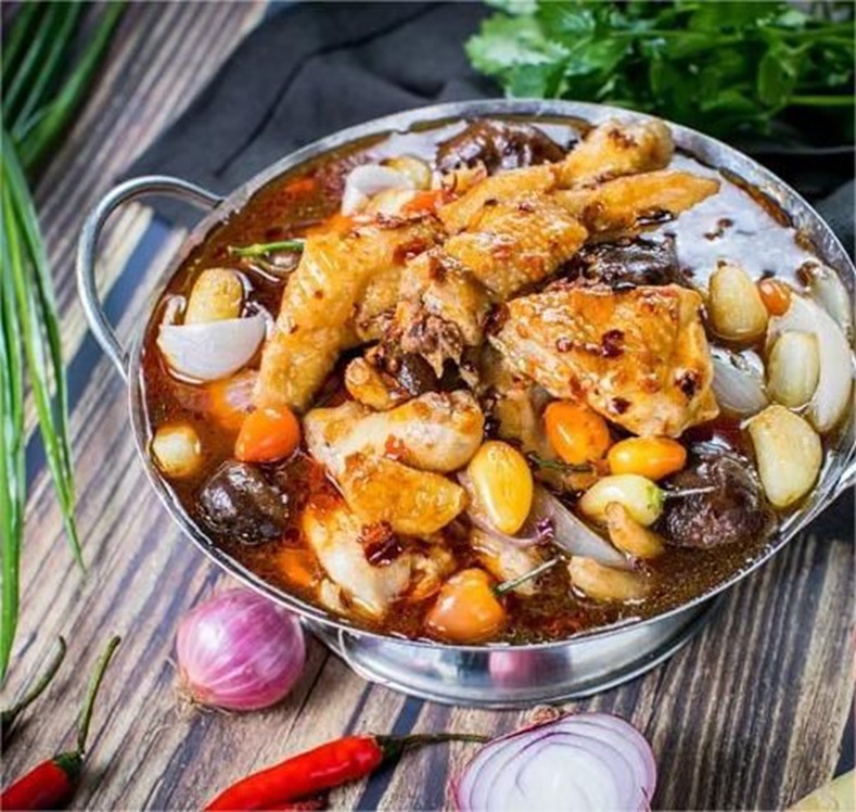 (1604)麻辣混醬爆雞煲950g