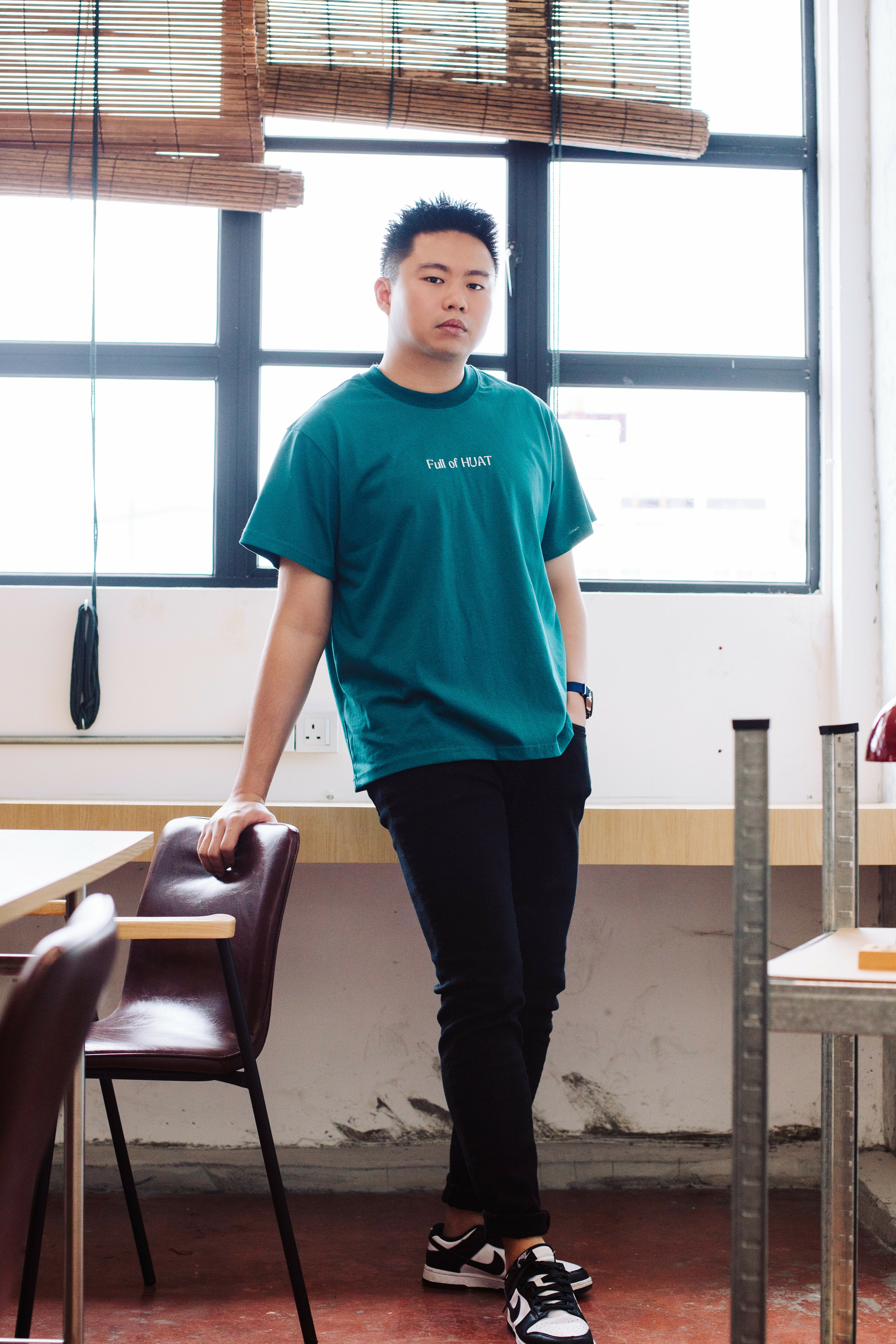 Full of Huat CNY Tee Green (Unisex Oversized ) - H2GRN