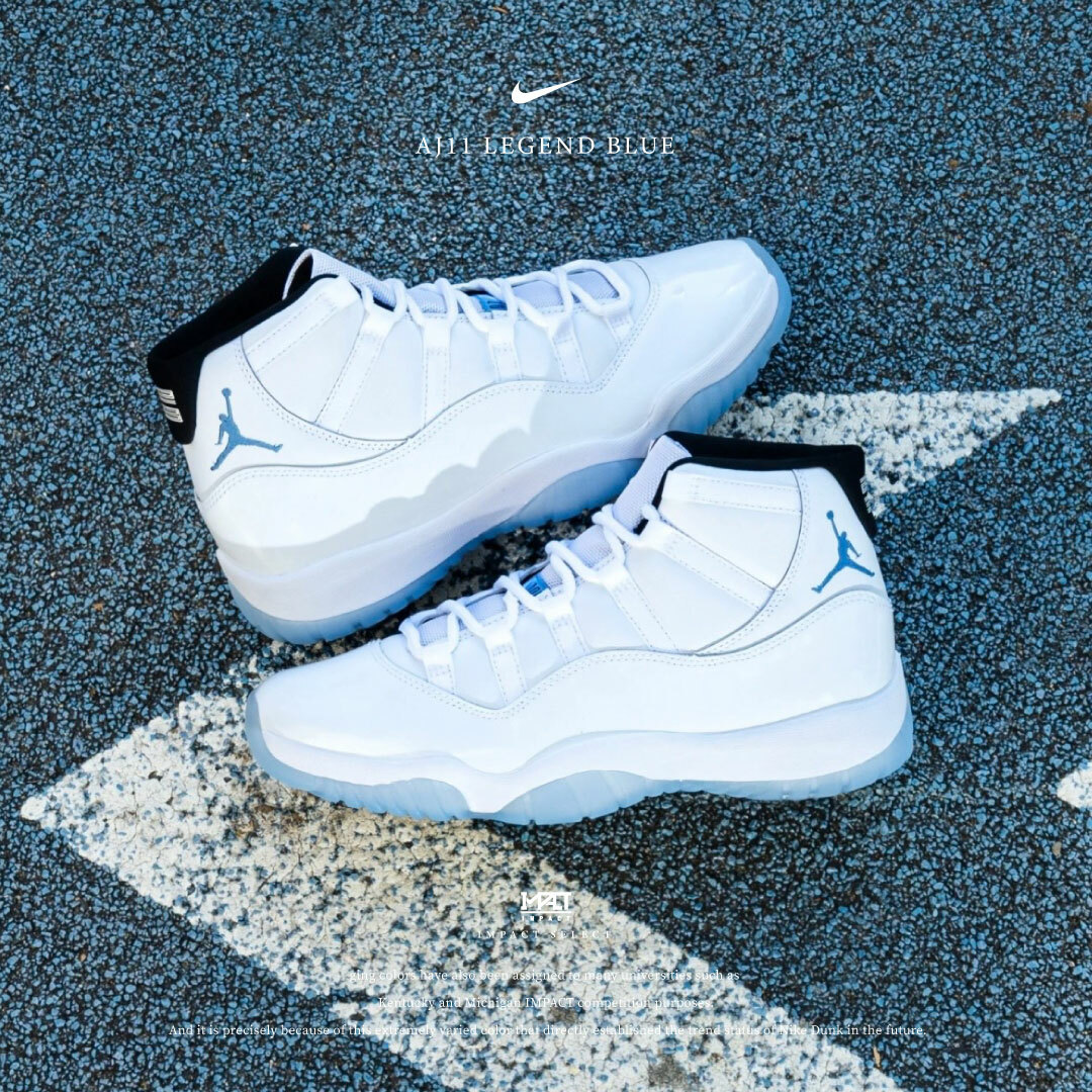 Nike AJ11 Retro "Legend Blue" 2024復刻 北卡藍 大魔王 11代 CT8012-104