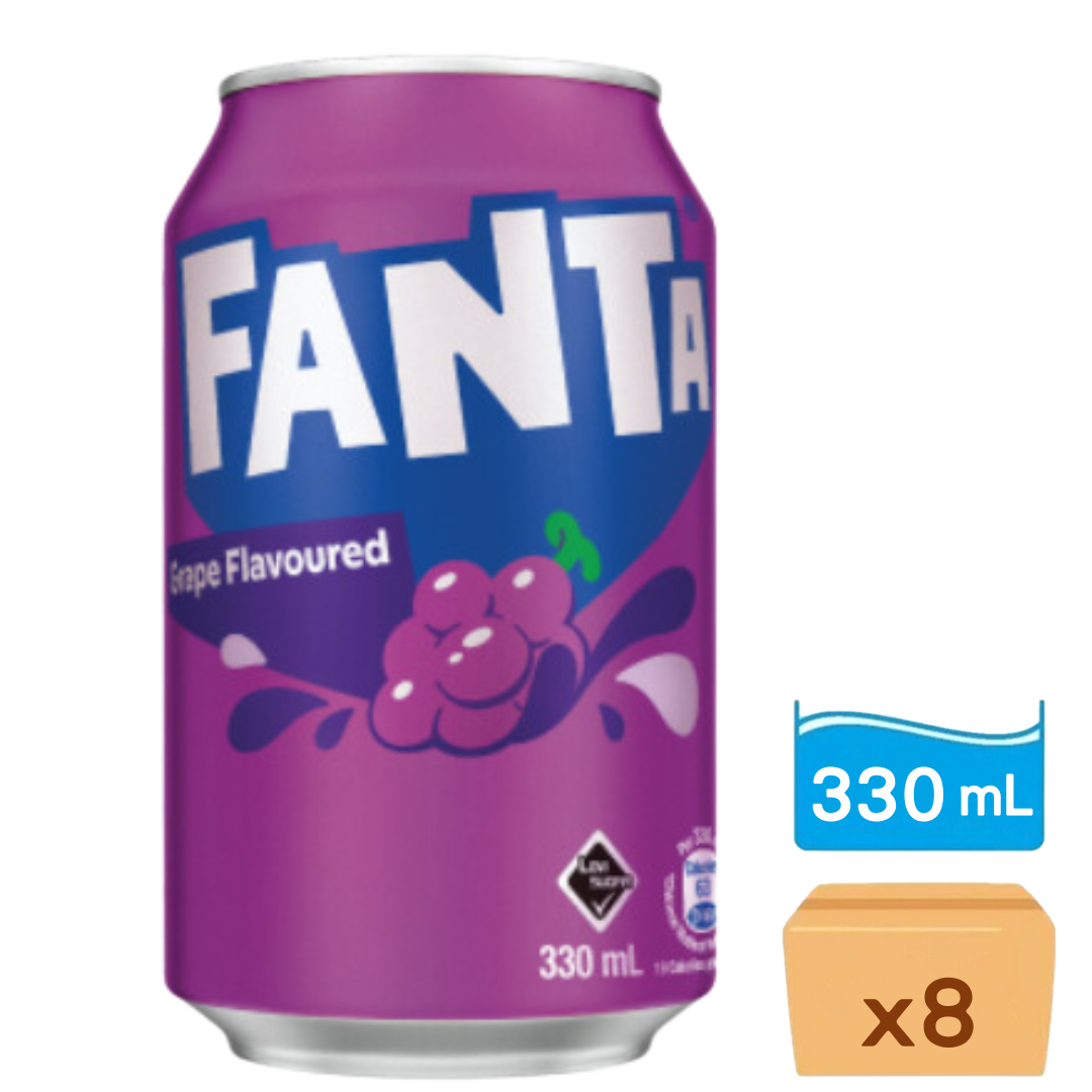 芬達提子330ml x 8罐