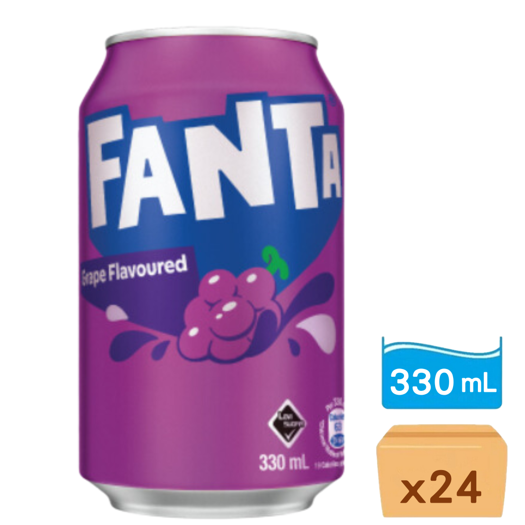 芬達提子330ml x 24罐