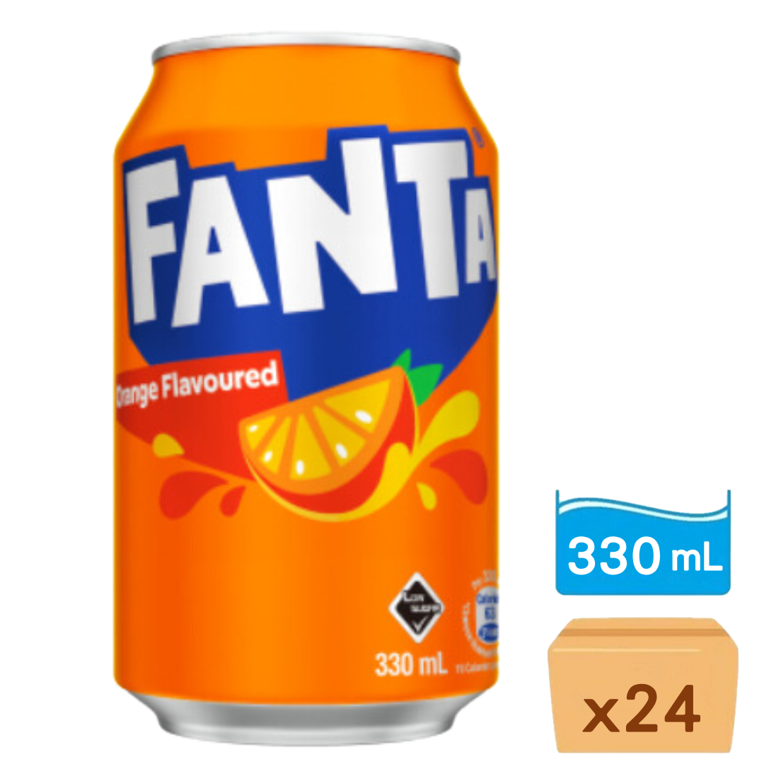 芬達橙汁330ml x 24罐